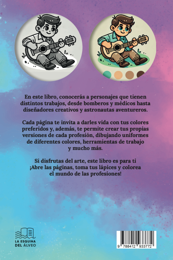 Veinticinco profesiones para dibujar y colores - Imagen 2