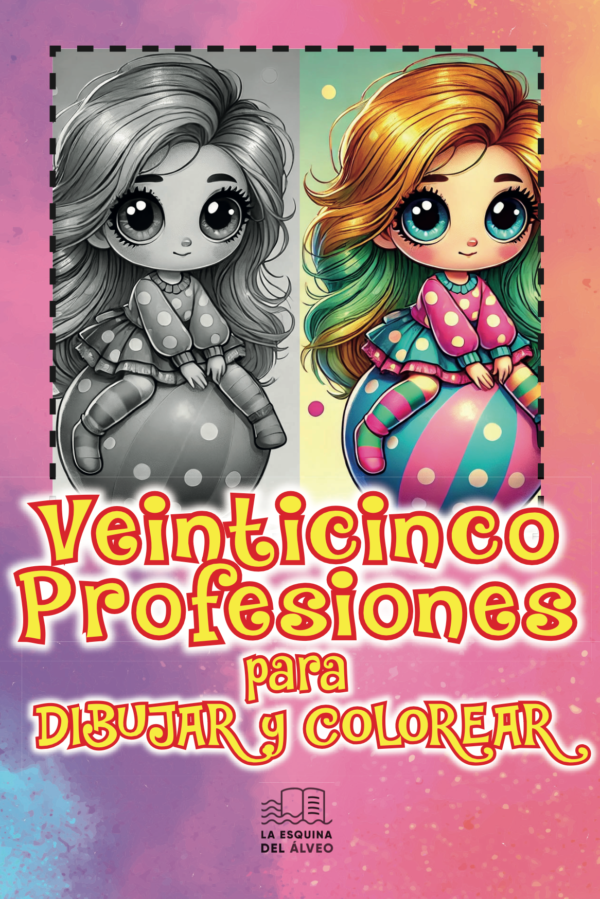 Veinticinco profesiones para dibujar y colores